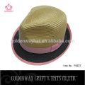 Mode rosa Fedora Trilby Hüte mit Dekoration Band